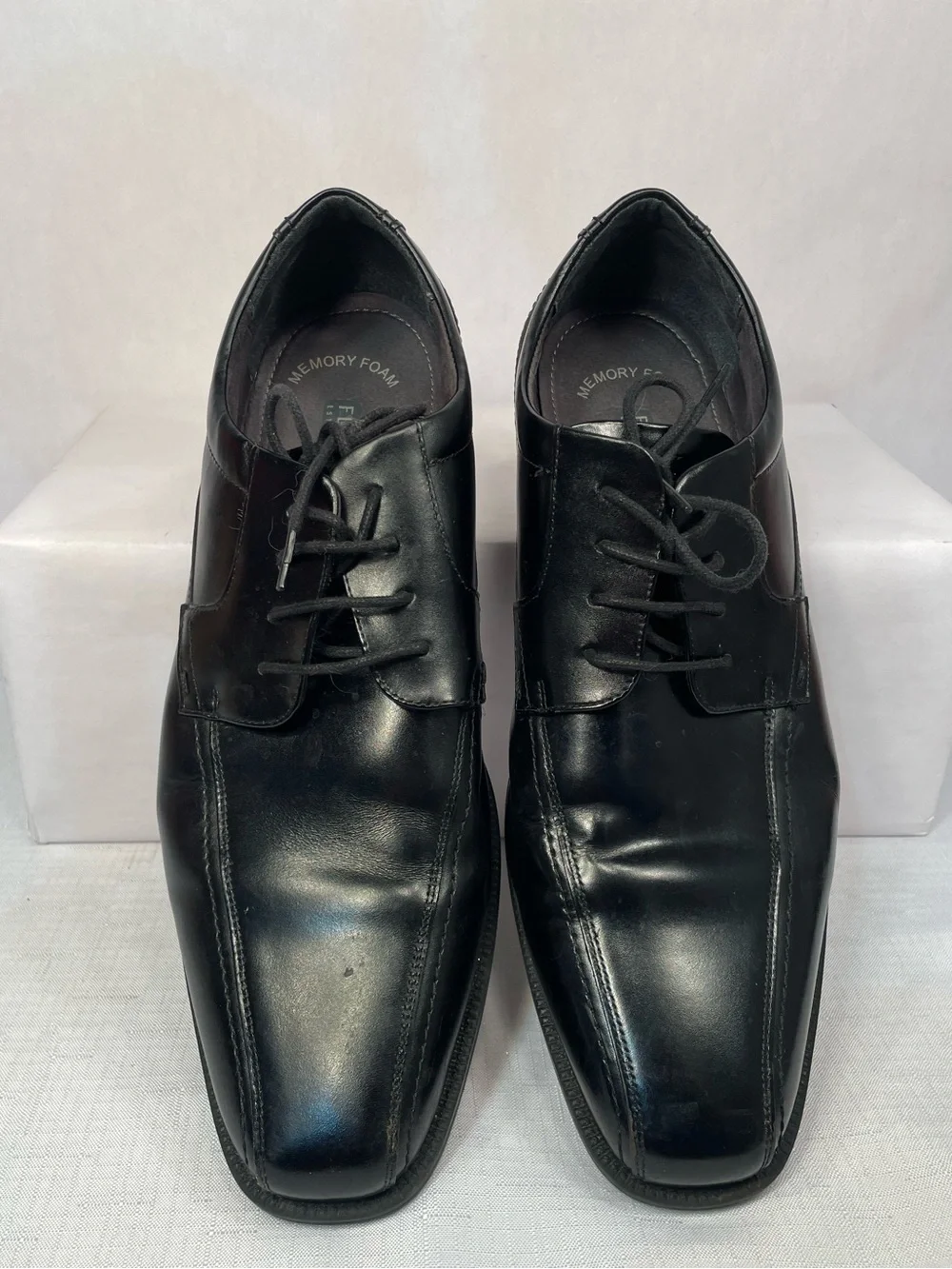 Florsheim Black Leather Derby Oxfords
